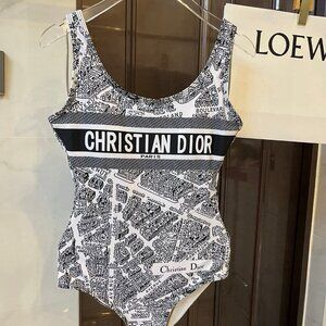 Dior Blue One Piece Swimwear🏝️🌊✨